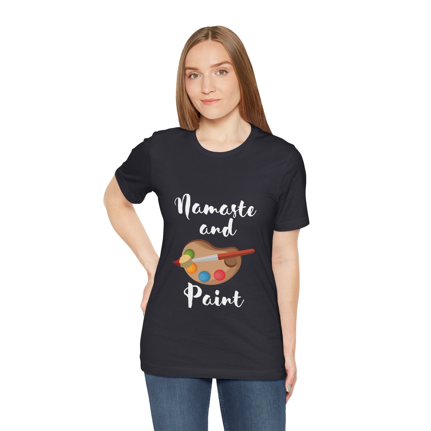 Namaste and Paint | Unisex Jersey Short Sleeve Tee