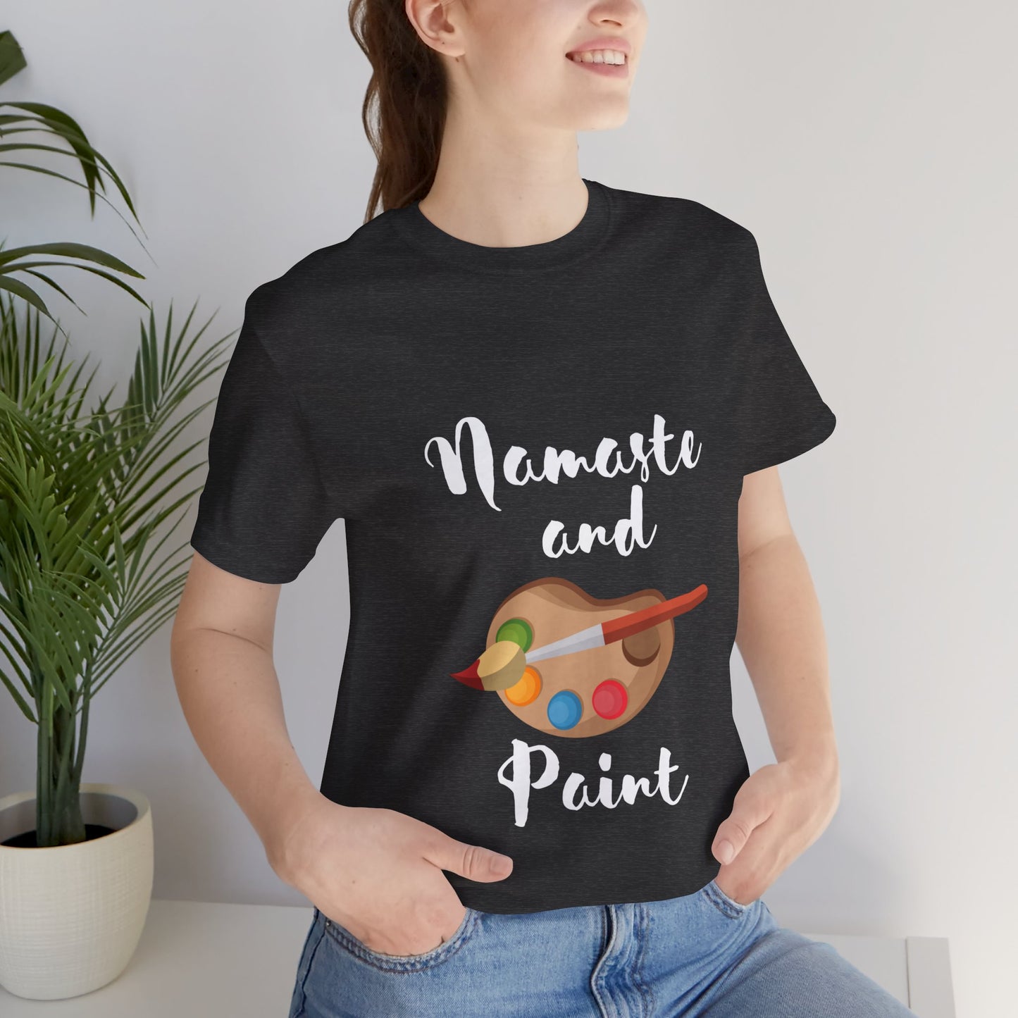 Namaste and Paint | Unisex Jersey Short Sleeve Tee