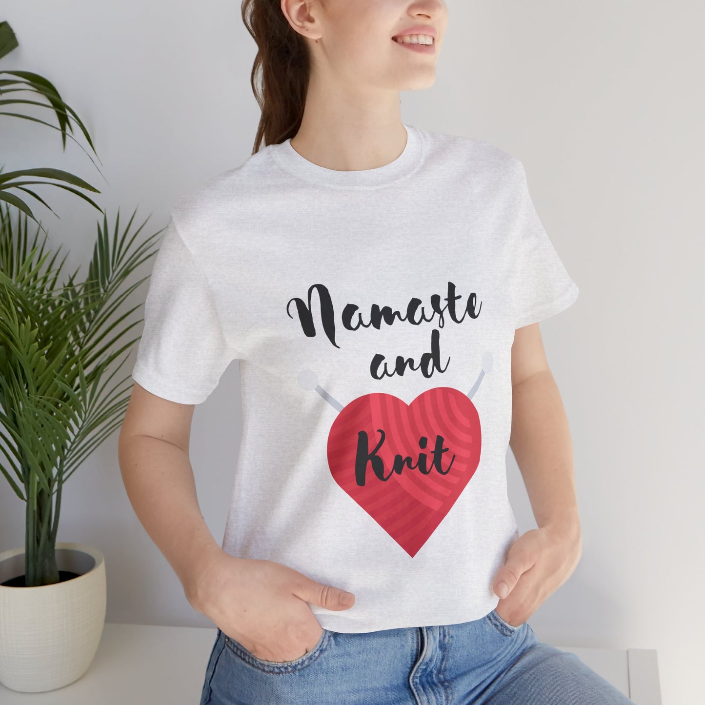 Namaste and Knit | Unisex Jersey Short Sleeve Tee