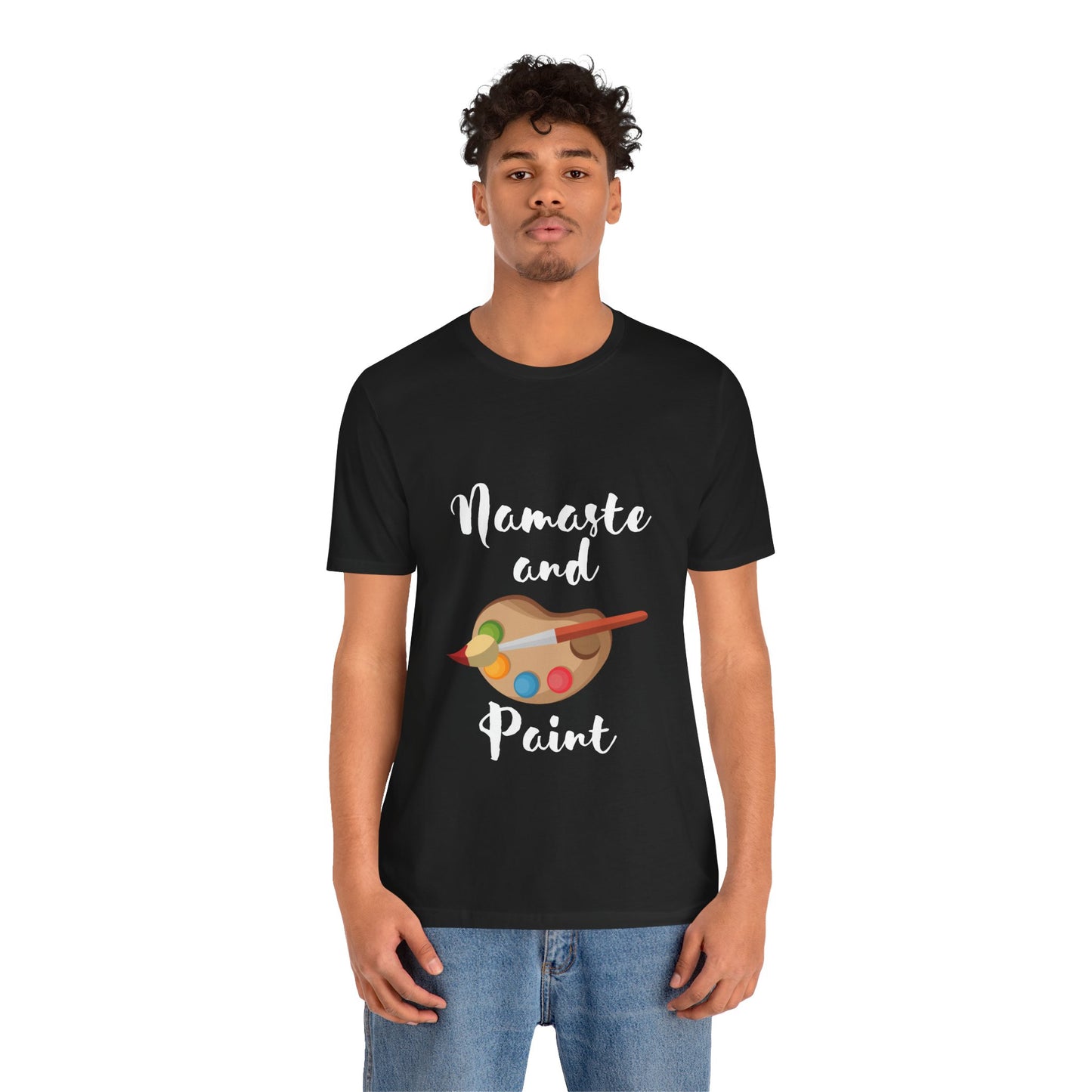 Namaste and Paint | Unisex Jersey Short Sleeve Tee