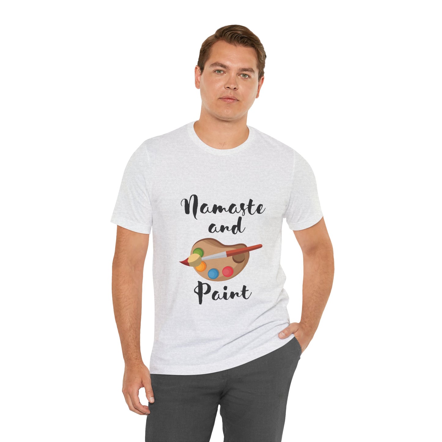 Namaste and Paint | Unisex Jersey Short Sleeve Tee