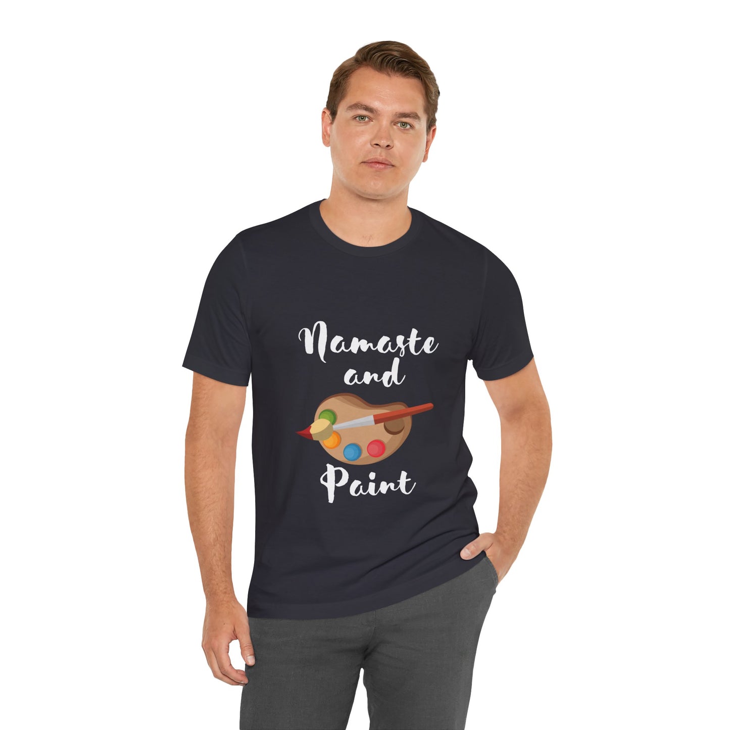 Namaste and Paint | Unisex Jersey Short Sleeve Tee