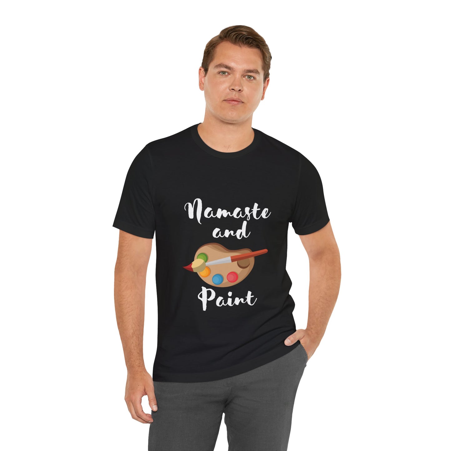 Namaste and Paint | Unisex Jersey Short Sleeve Tee
