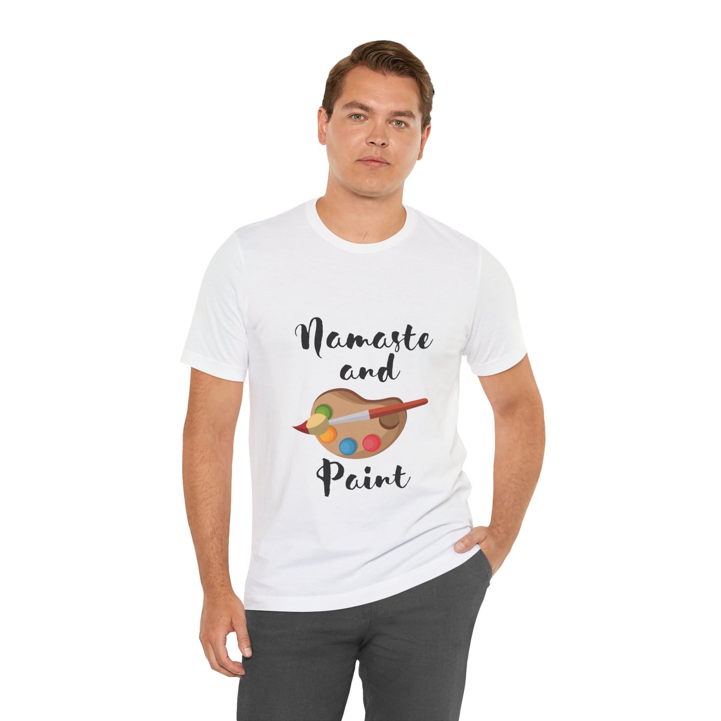 Namaste and Paint | Unisex Jersey Short Sleeve Tee