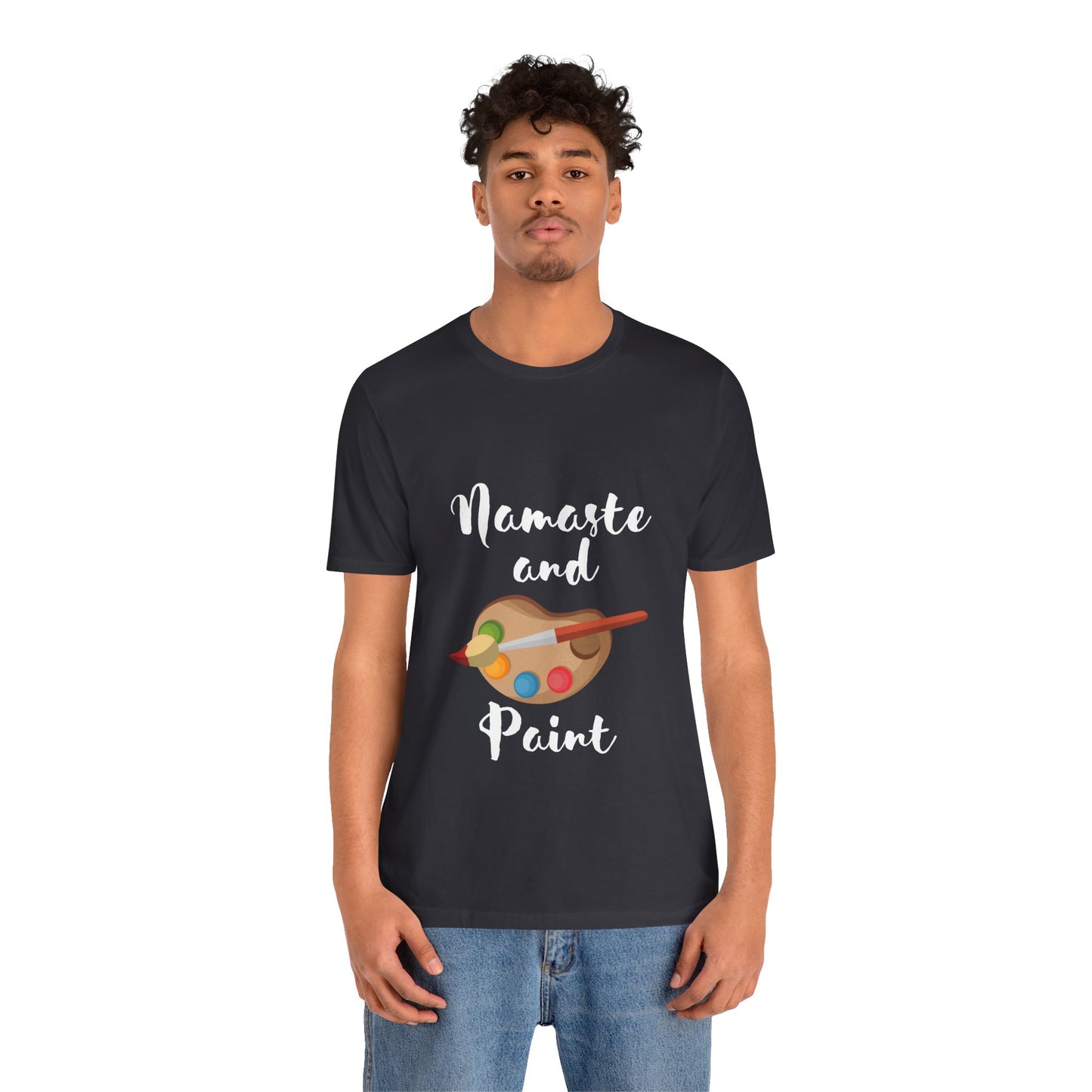 Namaste and Paint | Unisex Jersey Short Sleeve Tee