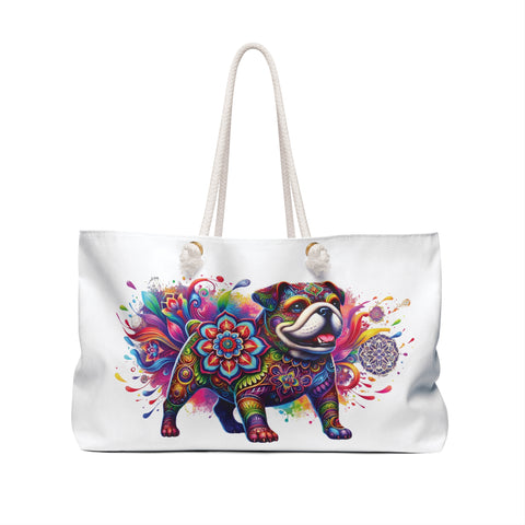 Mandala Bulldog Weekender Bag