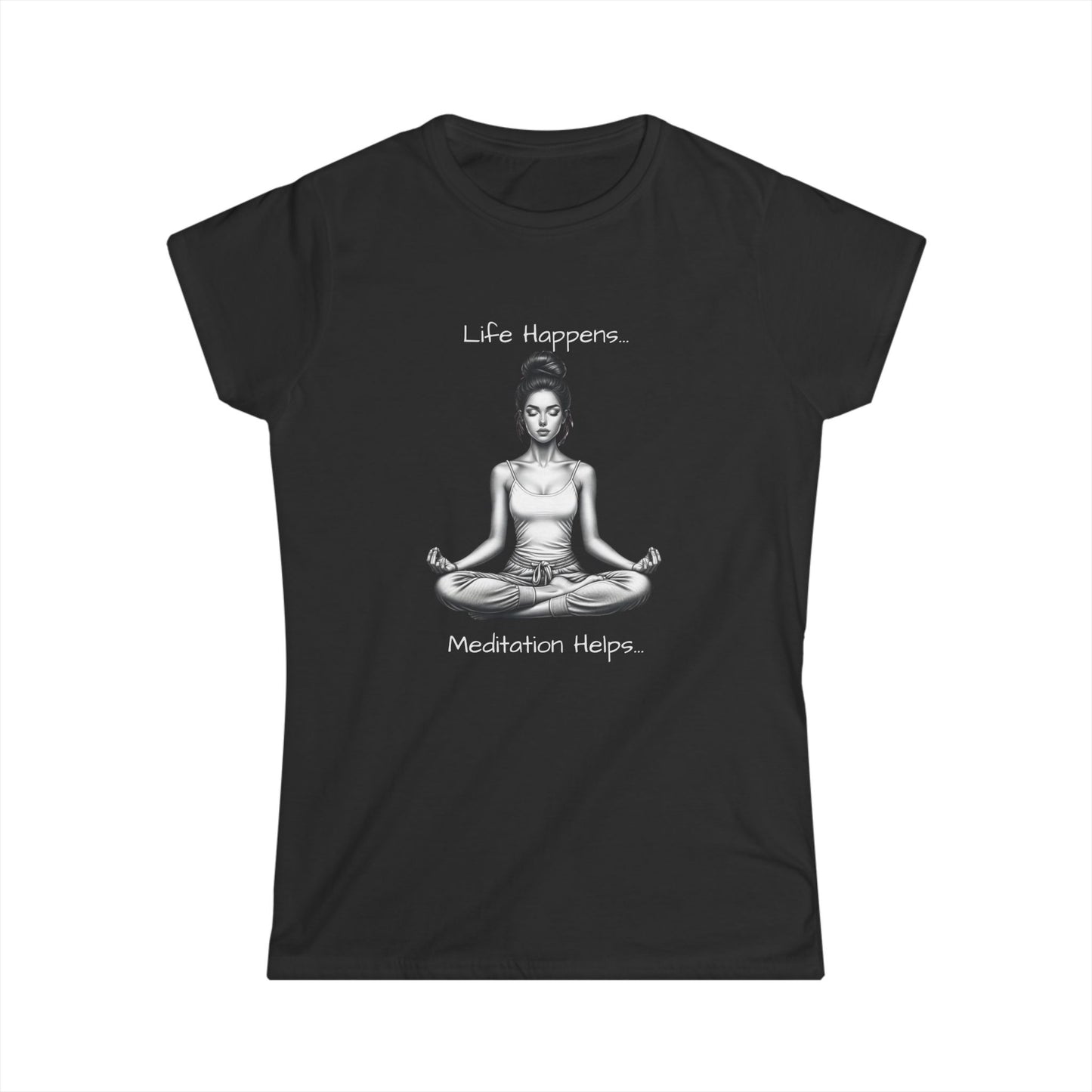 Meditation Helps... Softstyle Tee