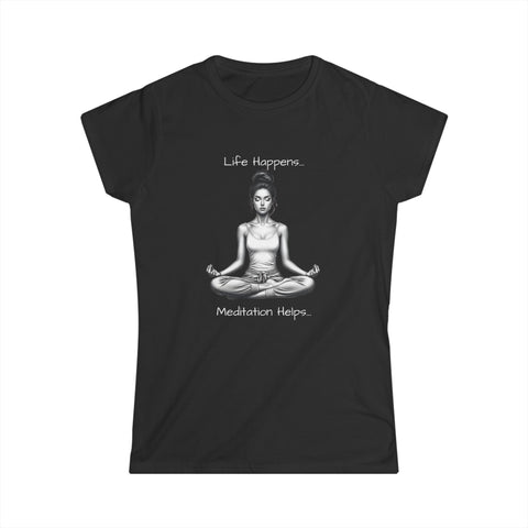 Meditation Helps... Softstyle Tee