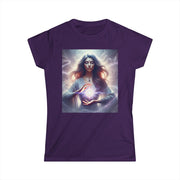 Women's Tee - Beautiful Woman Doing Reiki Light Worker Design