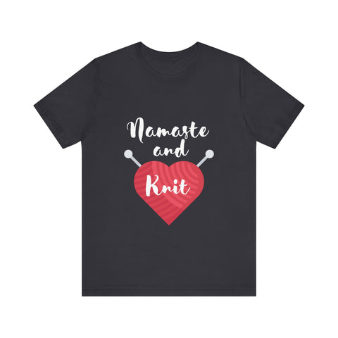 Namaste and Knit | Unisex Jersey Short Sleeve Tee