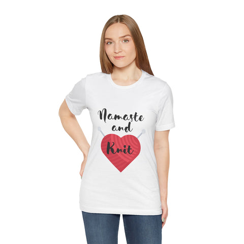 Namaste and Knit | Unisex Jersey Short Sleeve Tee