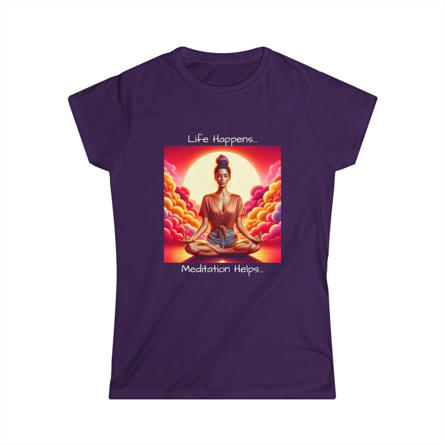 Meditation Helps... Softstyle Tee