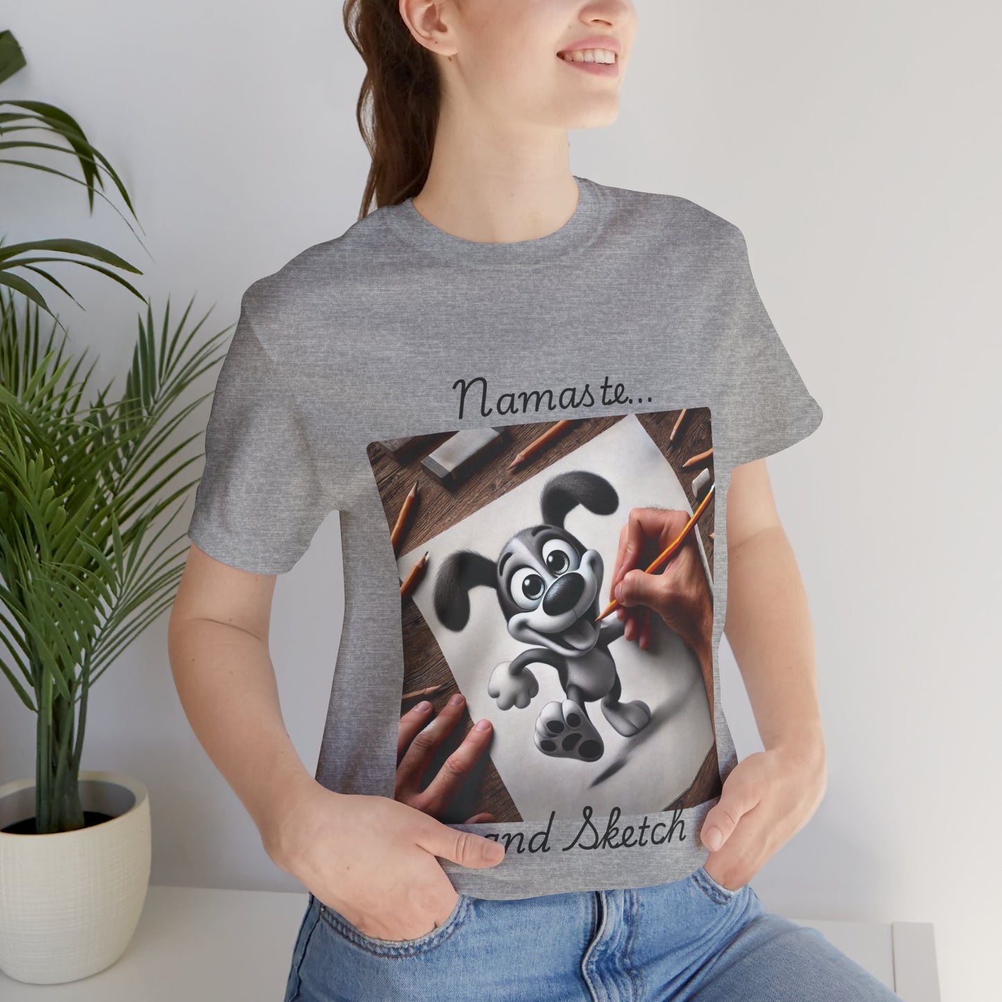 Namaste Sketch Unisex Tee