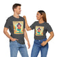 Yoga Tee - Cute Quirky Girl Tree Pose Shirt with 'Life Happens Yoga Helps'