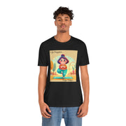 Yoga Tee - Cute Quirky Girl Tree Pose Shirt with 'Life Happens Yoga Helps'