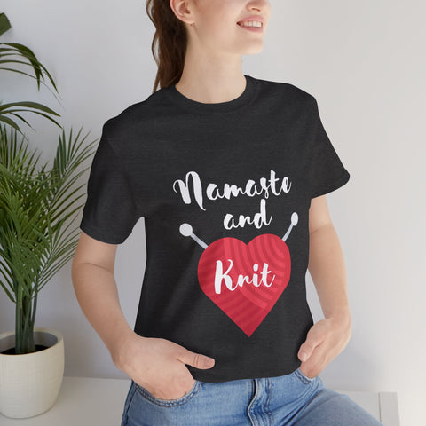 Namaste and Knit | Unisex Jersey Short Sleeve Tee