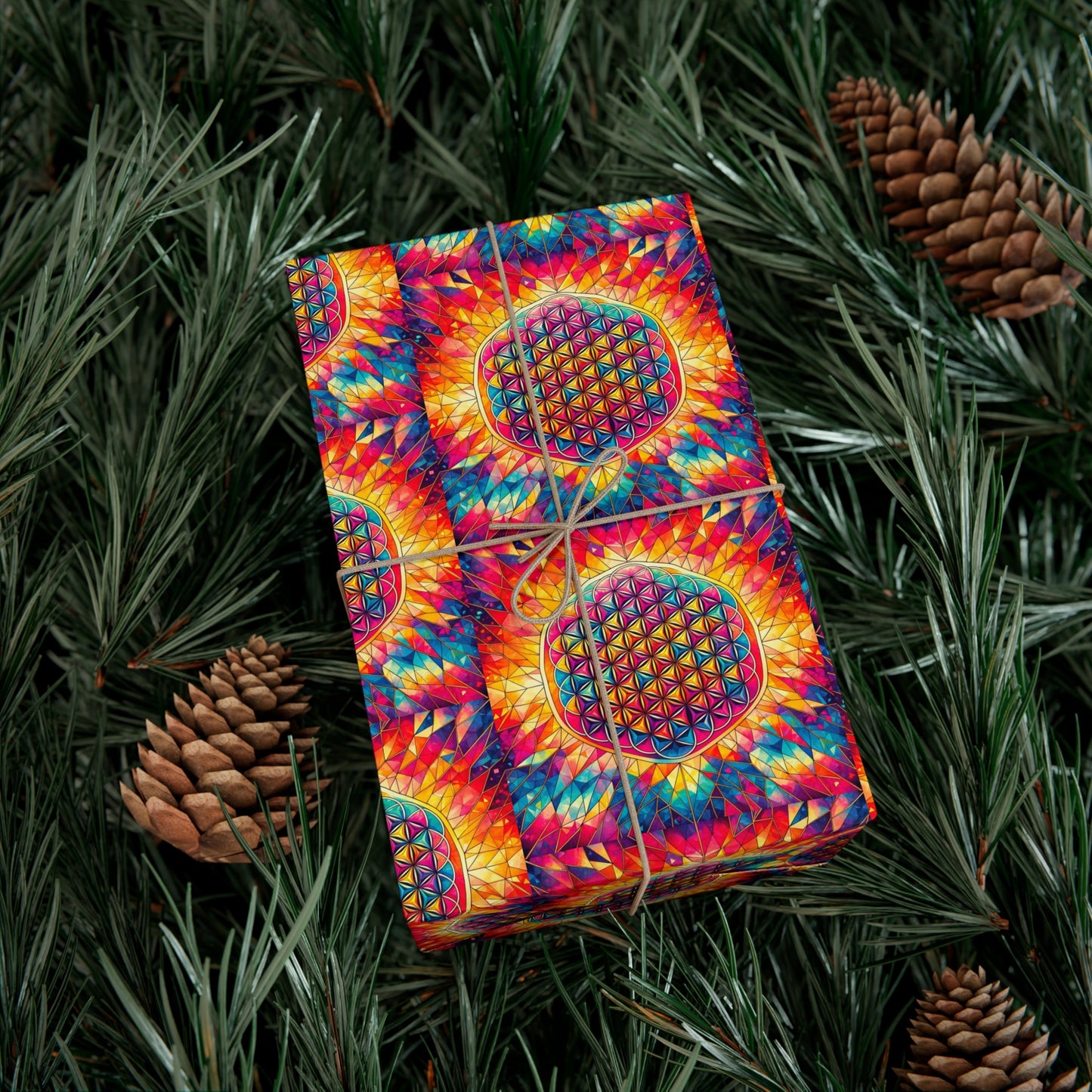 Flower of Life Gift Wrap Paper