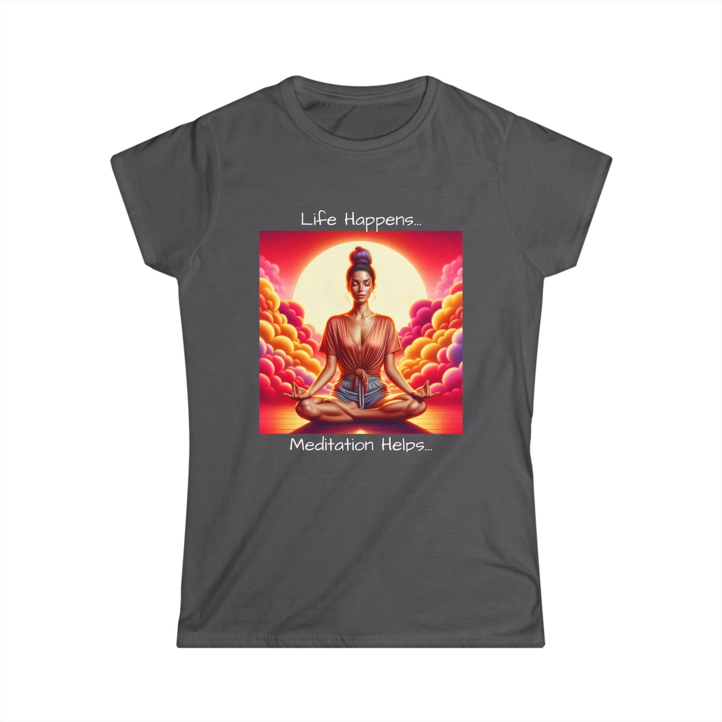 Meditation Helps... Softstyle Tee