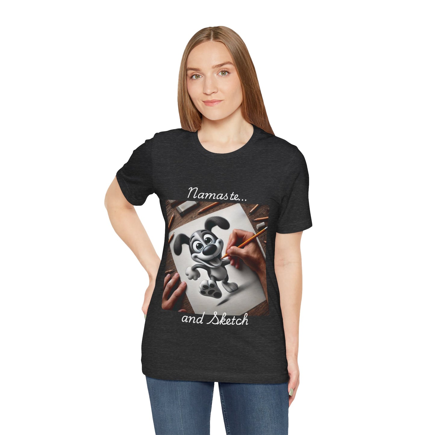Namaste Sketch Unisex Tee
