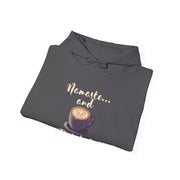 Namaste and Drink Coffee | Unisex Heavy Blend™ Hooded Sweatshirt