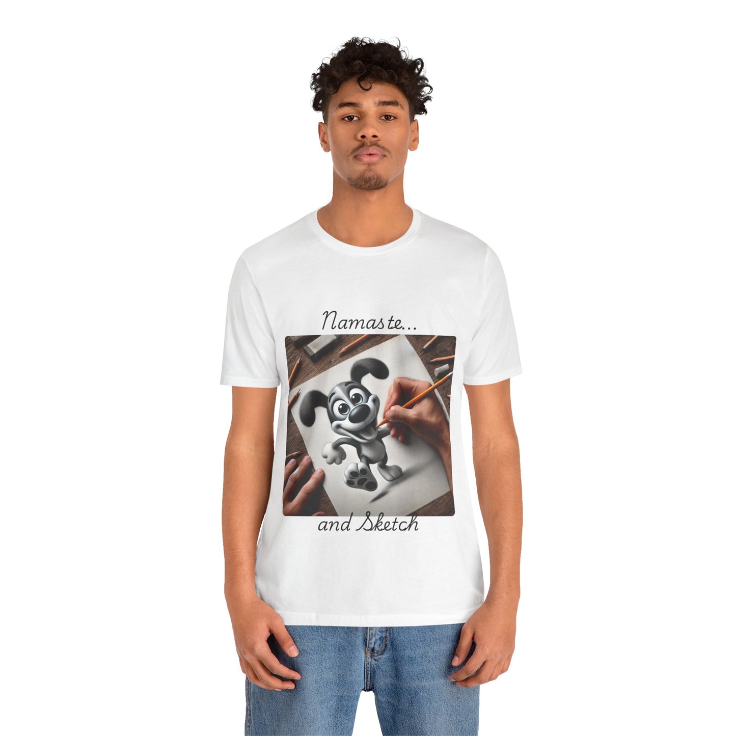 Namaste Sketch Unisex Tee