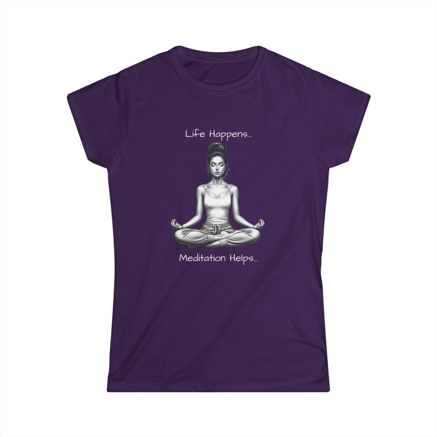 Meditation Helps... Softstyle Tee