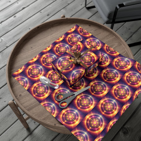 Metatron's Cube Gift Wrap Paper