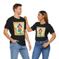 Yoga Tee - Cute Quirky Girl Tree Pose Shirt with 'Life Happens Yoga Helps'