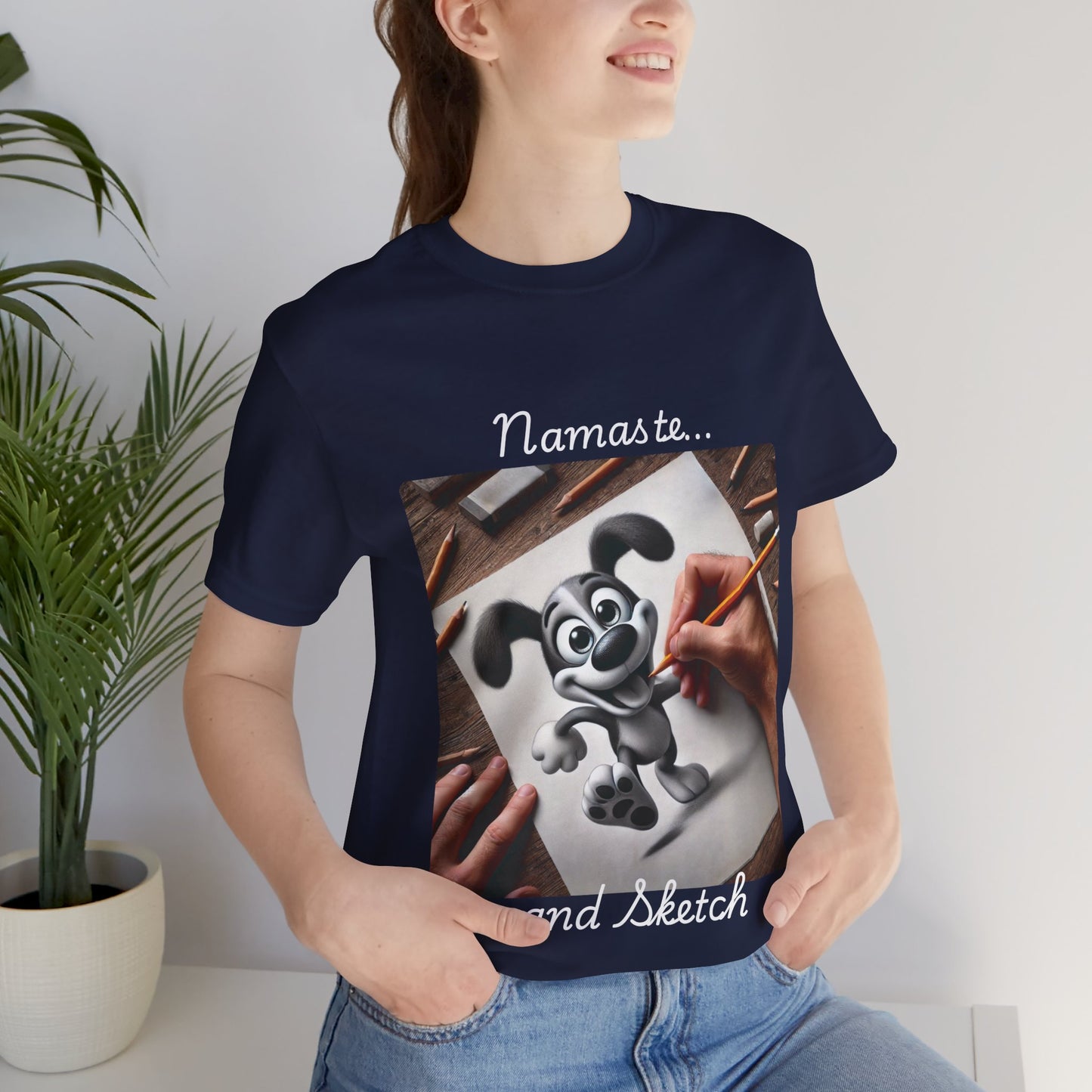 Namaste Sketch Unisex Tee