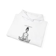 Life Happens... Meditation Helps...   Hooded Sweatshirt