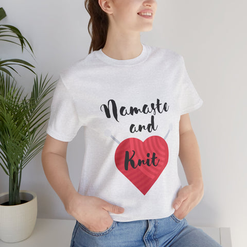 Namaste and Knit | Unisex Jersey Short Sleeve Tee