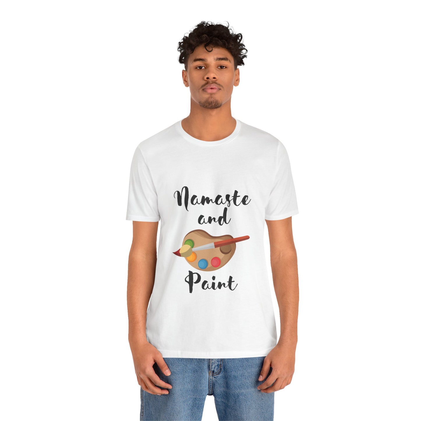 Namaste and Paint | Unisex Jersey Short Sleeve Tee
