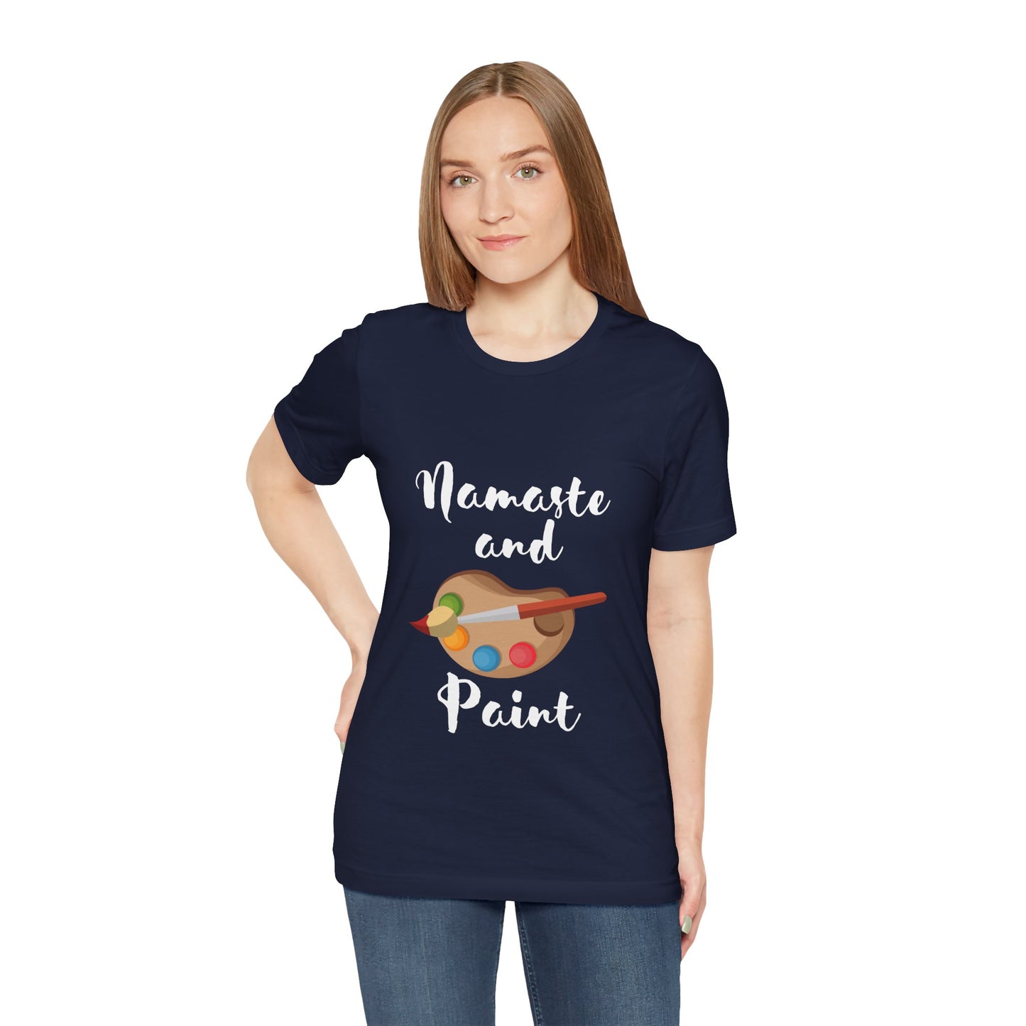 Namaste and Paint | Unisex Jersey Short Sleeve Tee