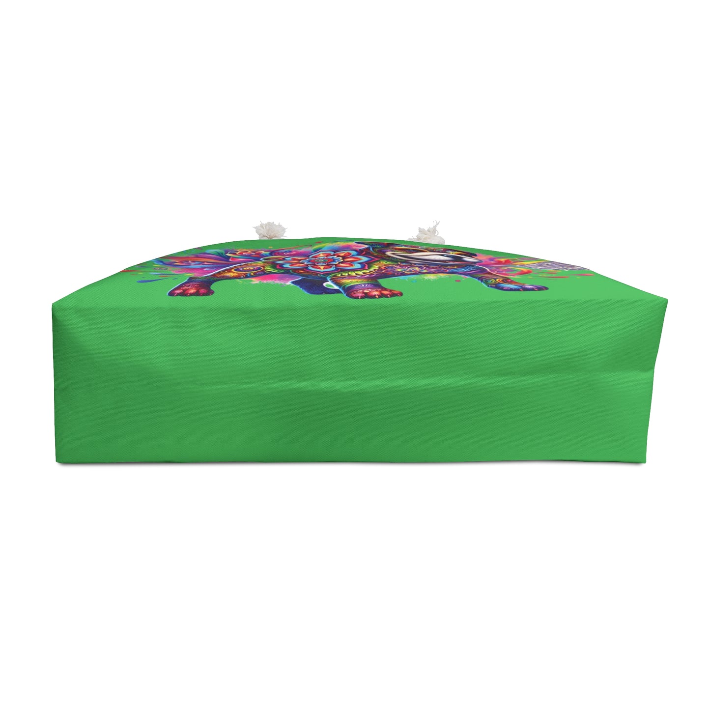 Weekender Bag - Colorful Bulldog Mandala Design