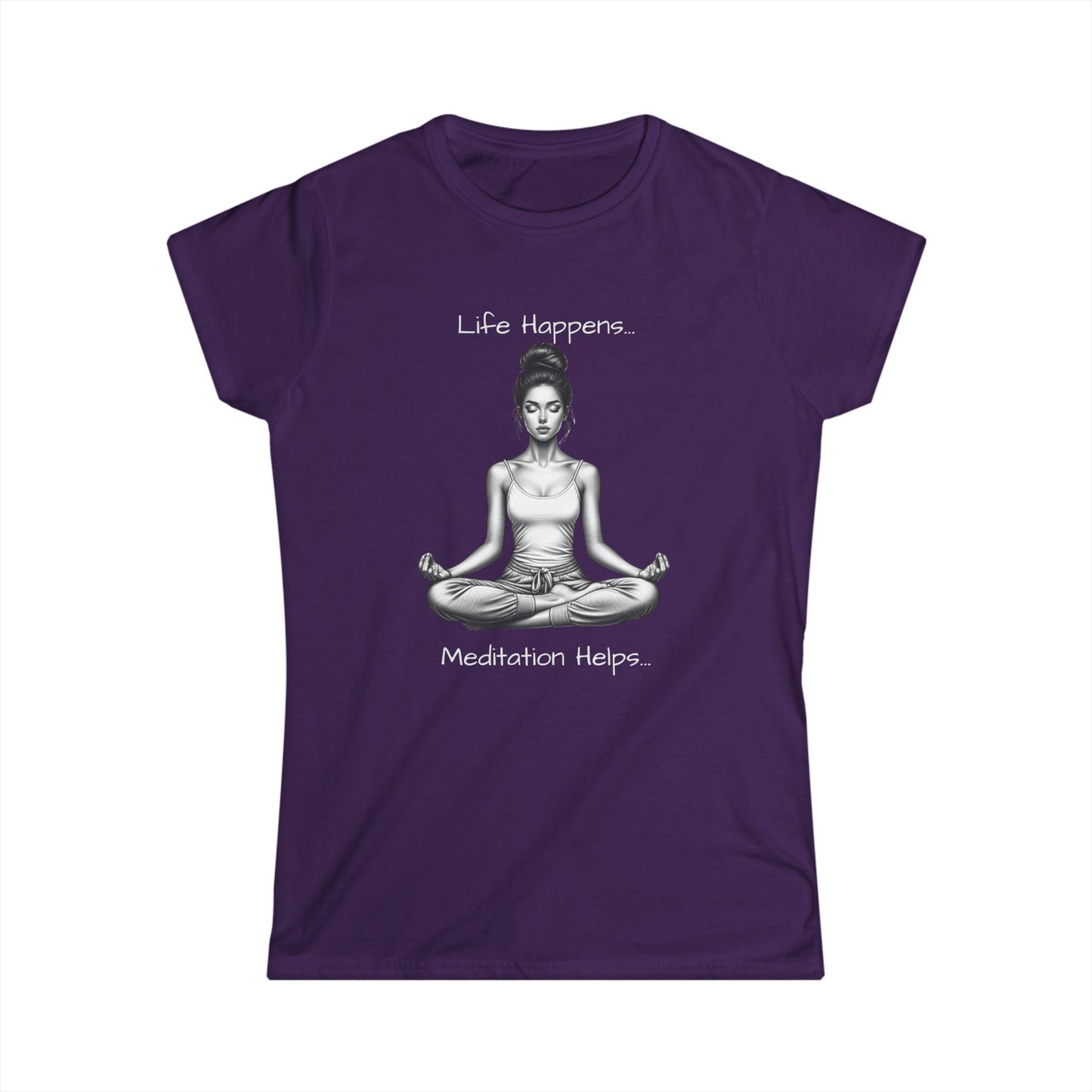 Meditation Helps... Softstyle Tee