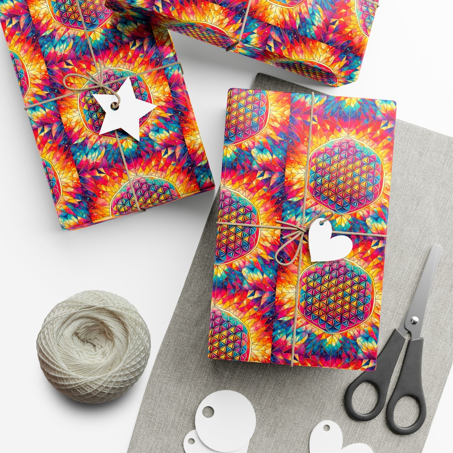 Flower of Life Gift Wrap Paper
