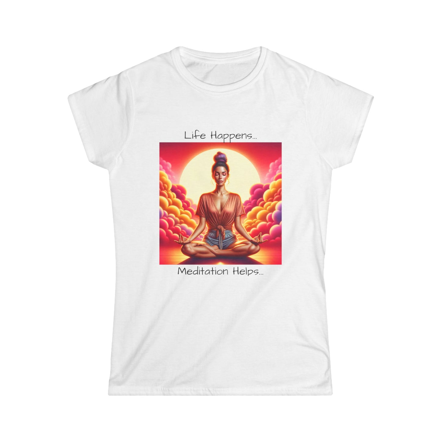 Meditation Helps... Softstyle Tee