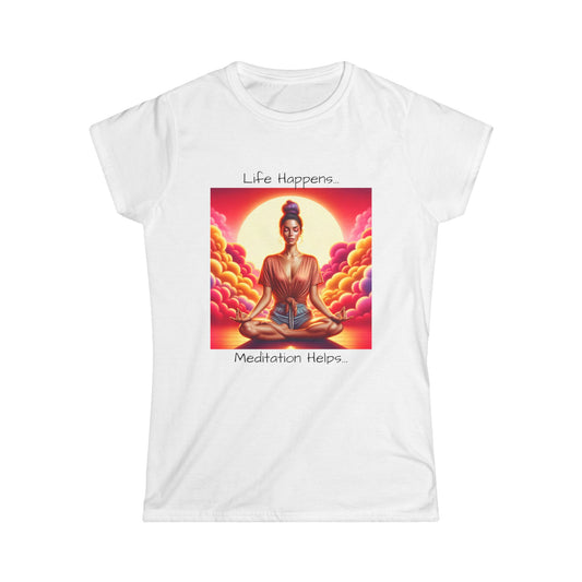 Meditation Helps... Softstyle Tee