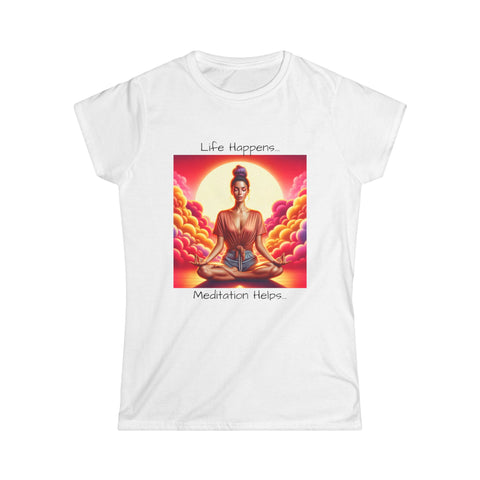 Meditation Helps... Softstyle Tee