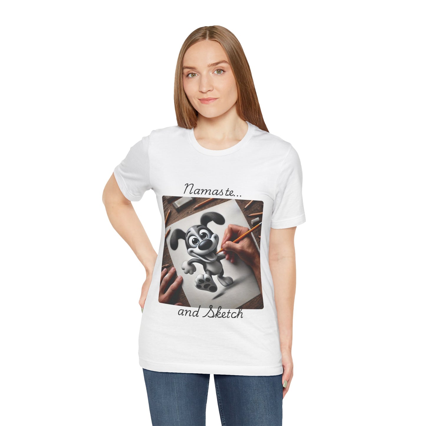 Namaste Sketch Unisex Tee
