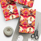 Girl Meditating Gift Wrap Papers
