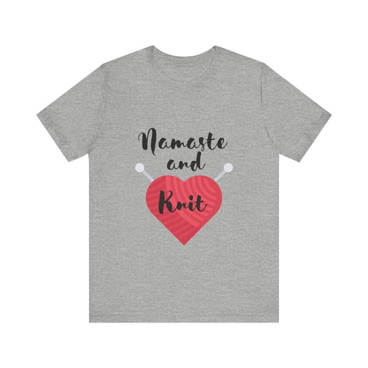 Namaste and Knit | Unisex Jersey Short Sleeve Tee