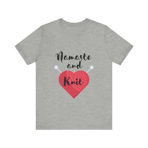 Namaste and Knit | Unisex Jersey Short Sleeve Tee