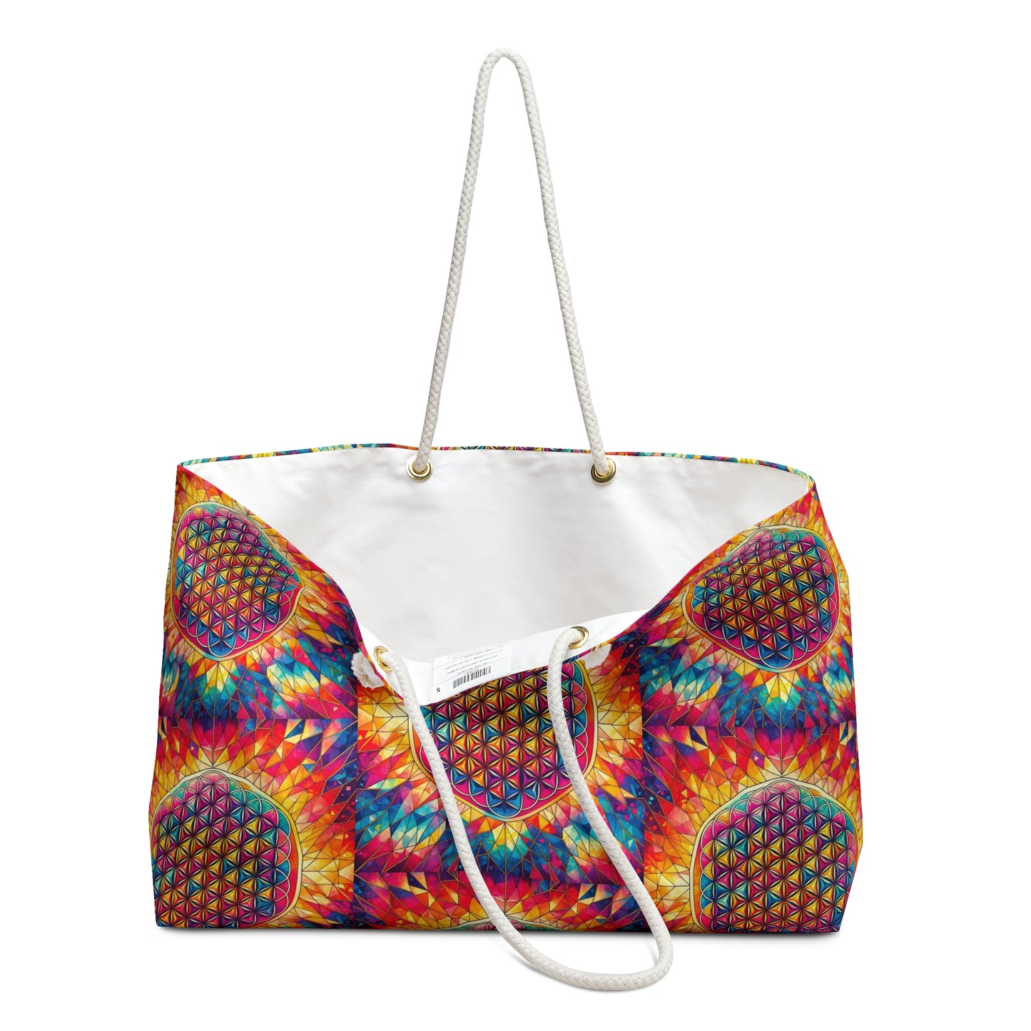 Flower of Life Weekender Bag