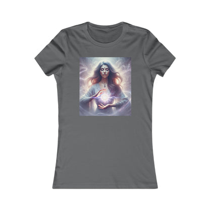 Women's Tee - Beautiful Woman Doing Reiki Light Worker Design
