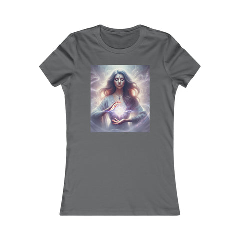 Women's Tee - Beautiful Woman Doing Reiki Light Worker Design