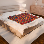 Metatron's Cube Velveteen Plush Blanket