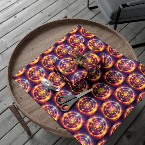 Metatron's Cube Gift Wrap Paper
