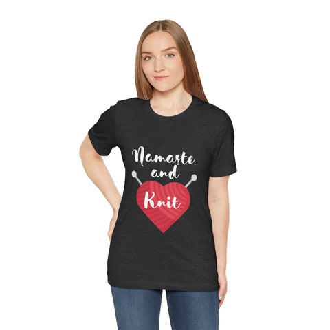 Namaste and Knit | Unisex Jersey Short Sleeve Tee