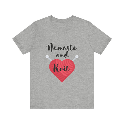 Namaste and Knit | Unisex Jersey Short Sleeve Tee